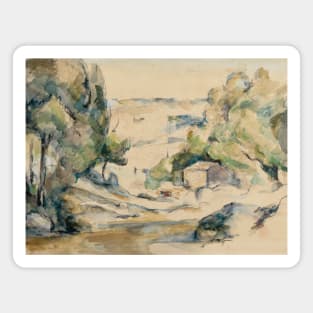 Landscape in the Provence by Paul Cezanne Magnet